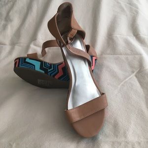 Multi color tribe shoes